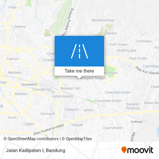 Jalan Kadipaten I map