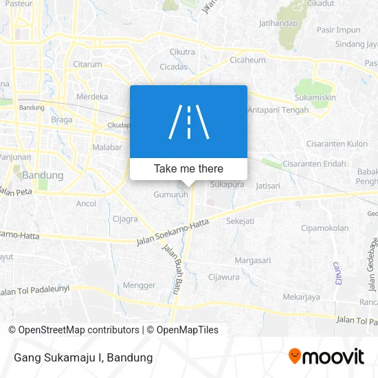 Gang Sukamaju I map