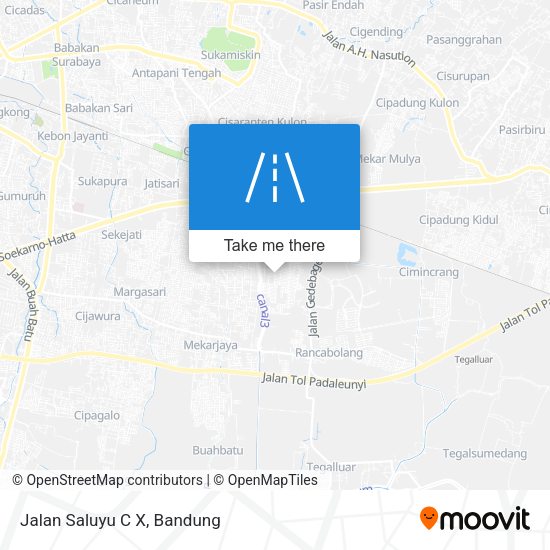 Jalan Saluyu C X map