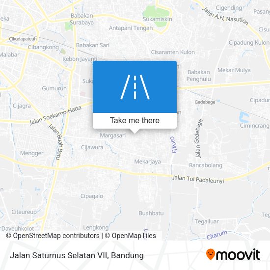 Jalan Saturnus Selatan VII map