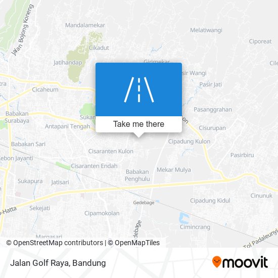 Jalan Golf Raya map