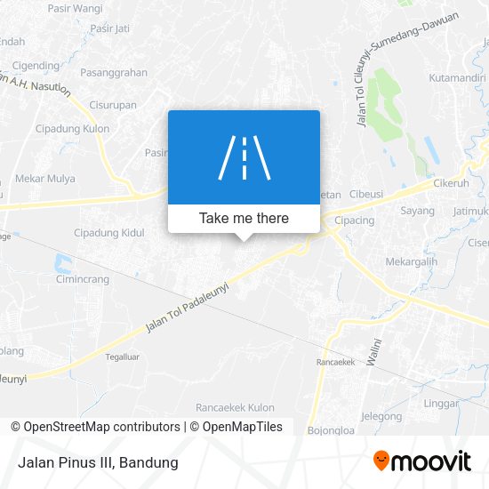 Jalan Pinus III map