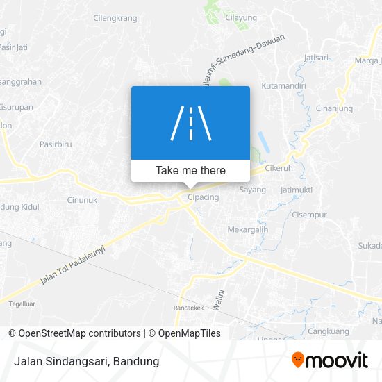 Jalan Sindangsari map
