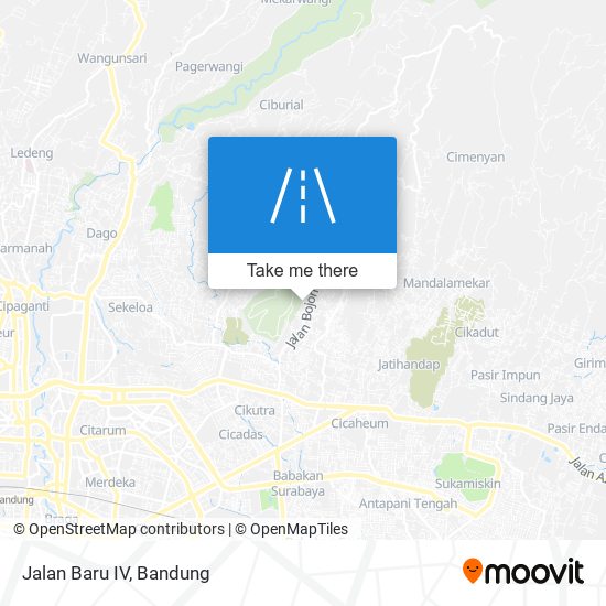 Jalan Baru IV map