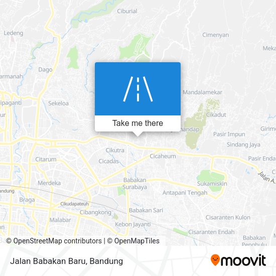 Jalan Babakan Baru map