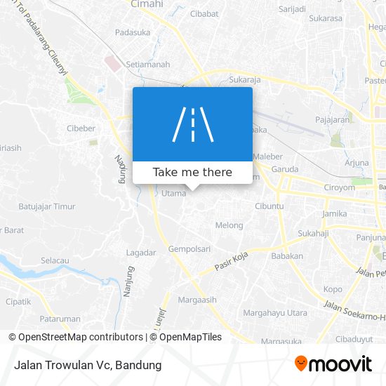 Jalan Trowulan Vc map