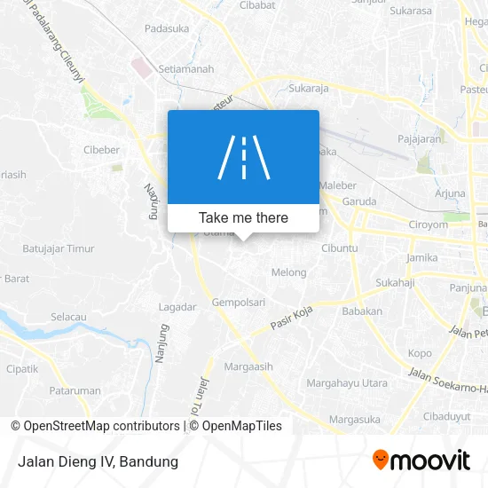 Jalan Dieng IV map