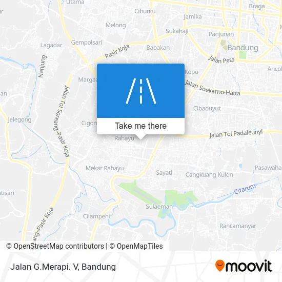 Jalan G.Merapi. V map
