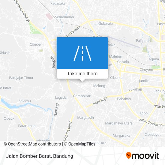 Jalan Bomber Barat map
