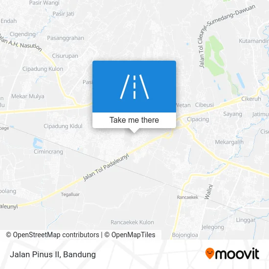 Jalan Pinus II map