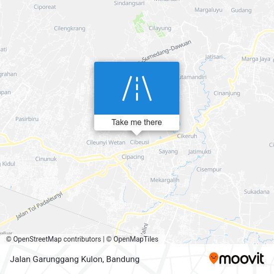 Jalan Garunggang Kulon map