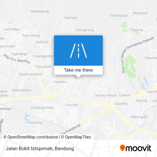 Jalan Bukit Istiqomah map