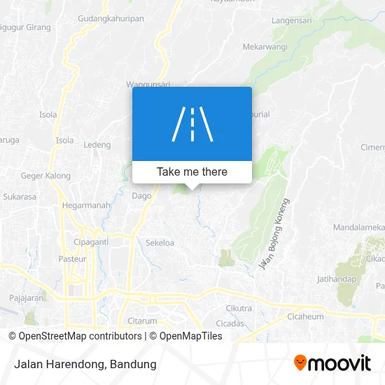Jalan Harendong map