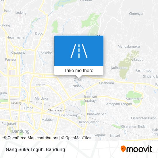 Gang Suka Teguh map