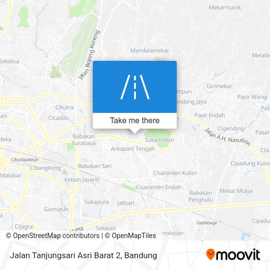 Jalan Tanjungsari Asri Barat 2 map