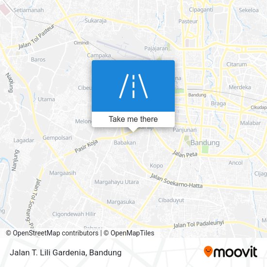 Jalan T. Lili Gardenia map