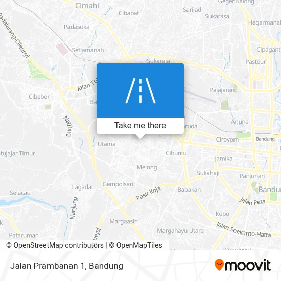 Jalan Prambanan 1 map