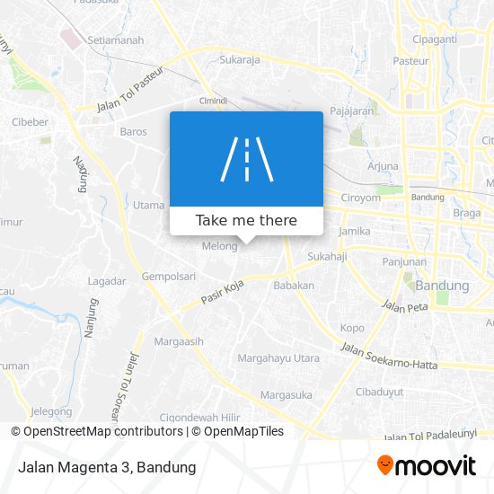 Jalan Magenta 3 map