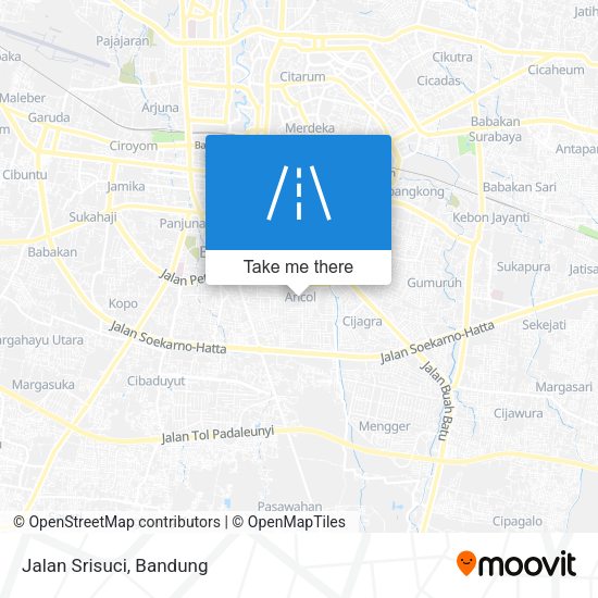 Jalan Srisuci map