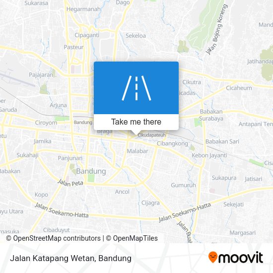 Jalan Katapang Wetan map
