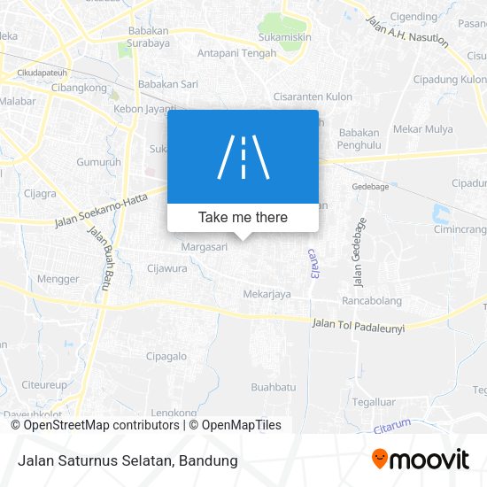 Jalan Saturnus Selatan map
