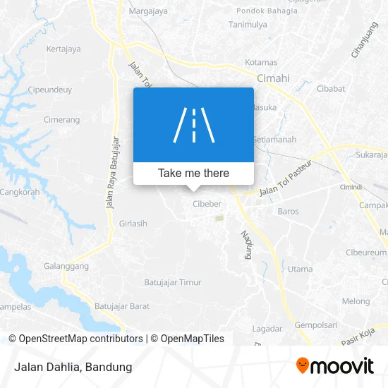 Jalan Dahlia map