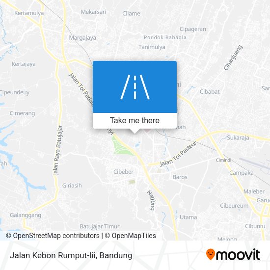 Jalan Kebon Rumput-Iii map