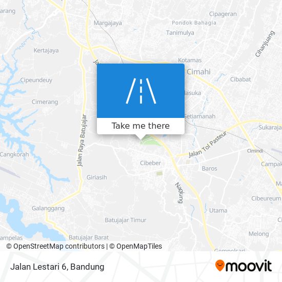 Jalan Lestari 6 map