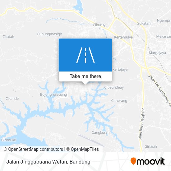 Jalan Jinggabuana Wetan map