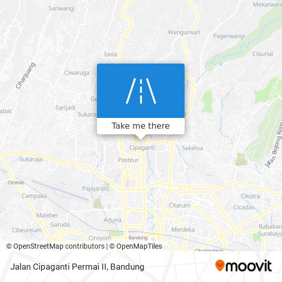 Jalan Cipaganti Permai II map