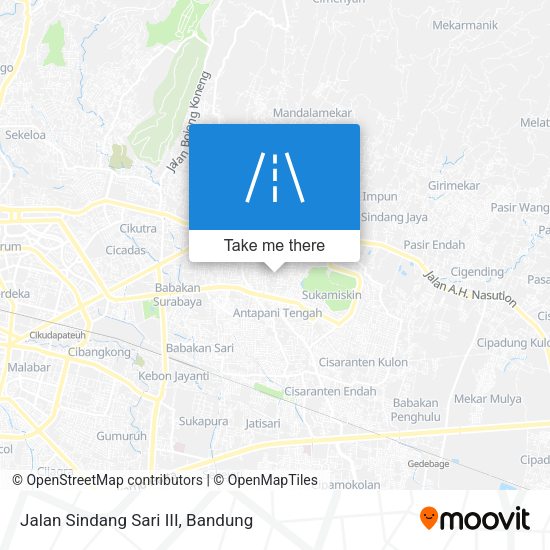 Jalan Sindang Sari III map