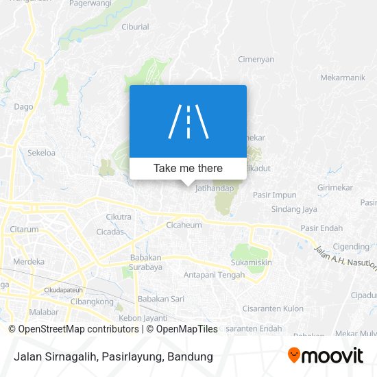 Jalan Sirnagalih, Pasirlayung map
