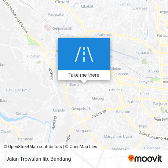 Jalan Trowulan Iib map
