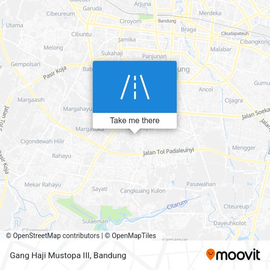 Gang Haji Mustopa III map