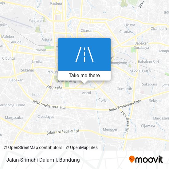 Jalan Srimahi Dalam I map