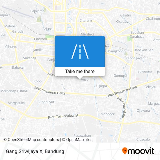 Gang Sriwijaya X map