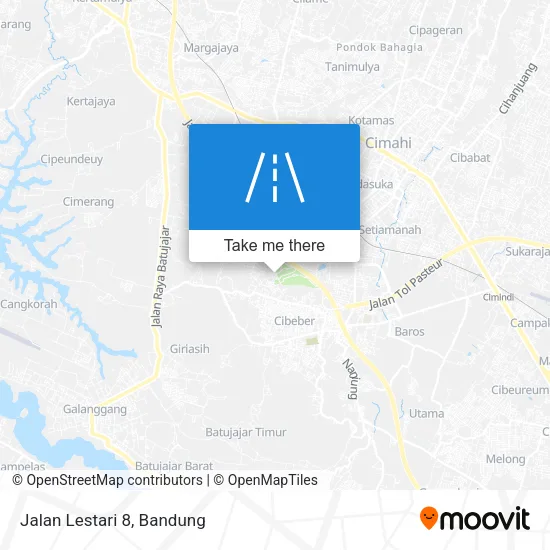 Jalan Lestari 8 map