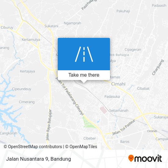 Jalan Nusantara 9 map