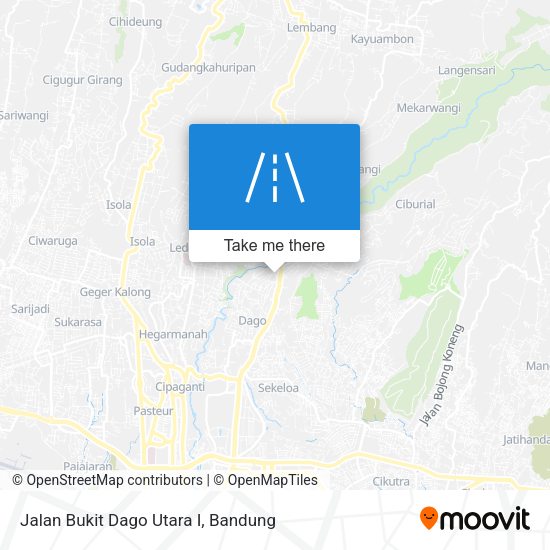Jalan Bukit Dago Utara I map
