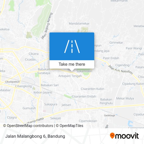 Jalan Malangbong 6 map