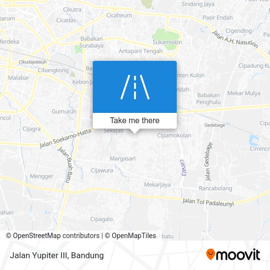 Jalan Yupiter III map