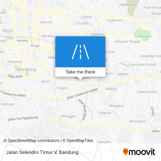 Jalan Selendro Timur V map
