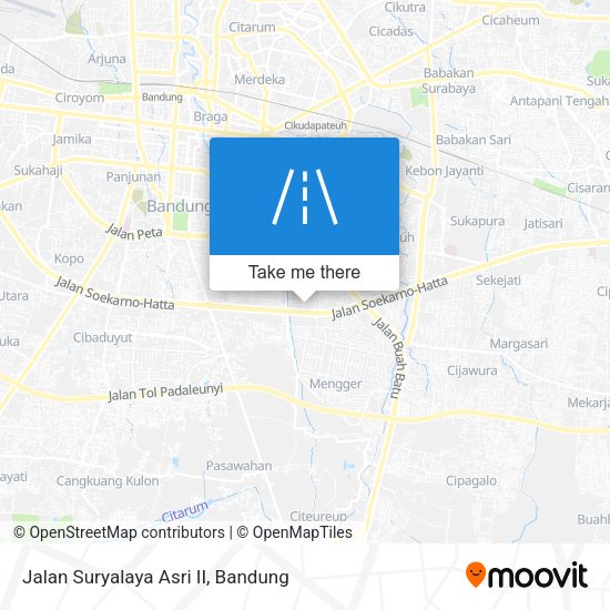Jalan Suryalaya Asri II map