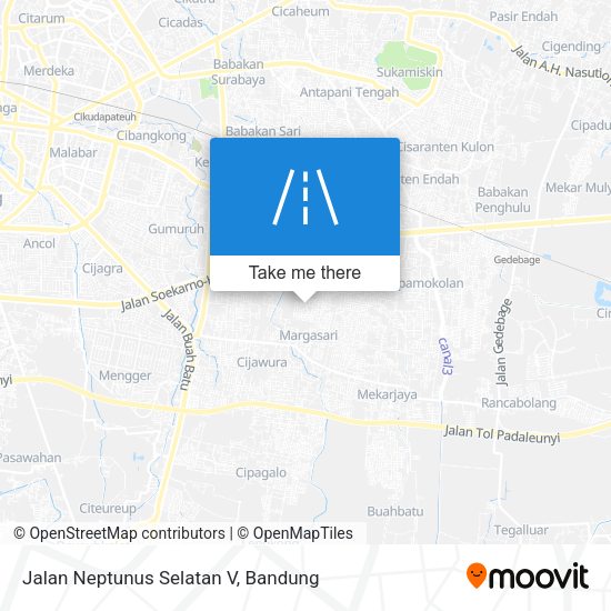 Jalan Neptunus Selatan V map