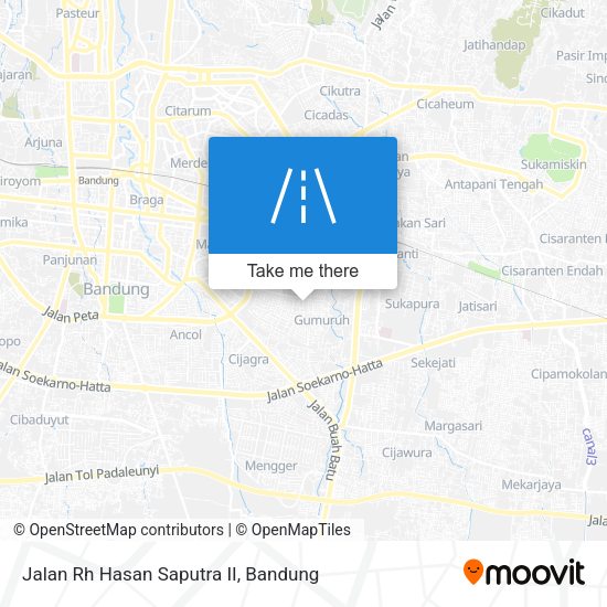 Jalan Rh Hasan Saputra II map