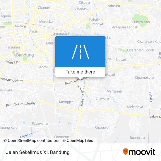 Jalan Sekelimus XI map