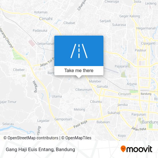 Gang Haji Euis Entang map