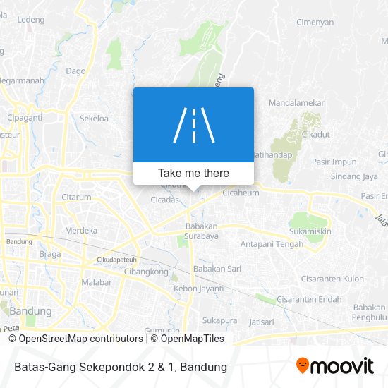 Batas-Gang Sekepondok 2 & 1 map