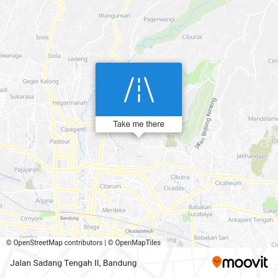 Jalan Sadang Tengah II map
