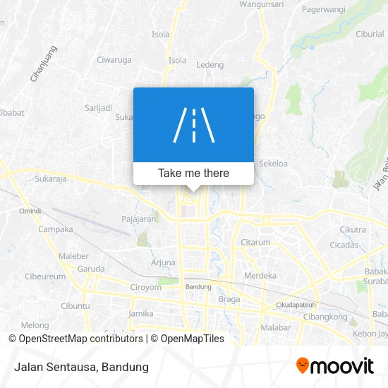 Jalan Sentausa map